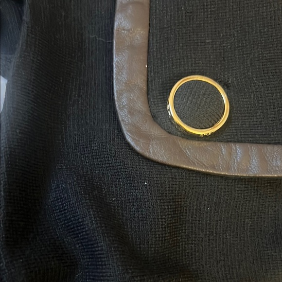 Tory Burch - Elegant Chic Black Skirt with Gold Accents size M - Picture 8 of 9